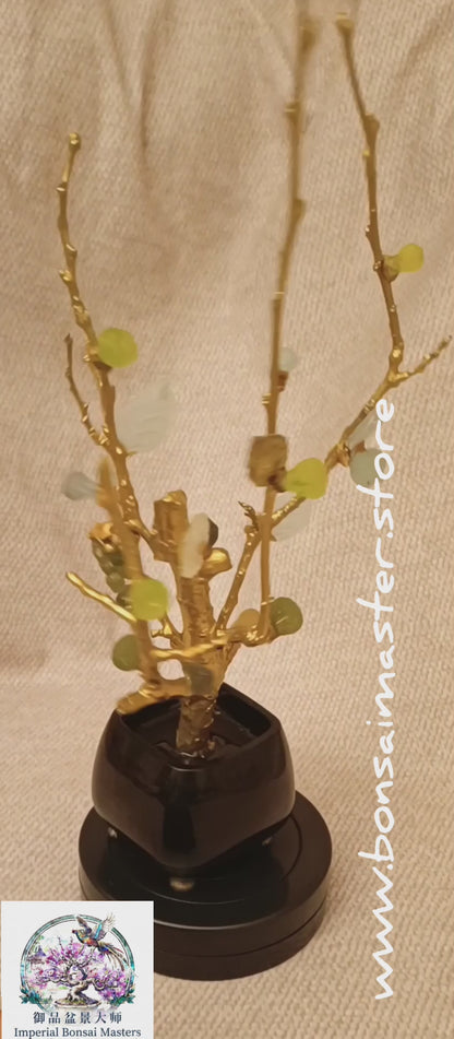Imperial Copper Fig Bonsai — Gold Glass Art