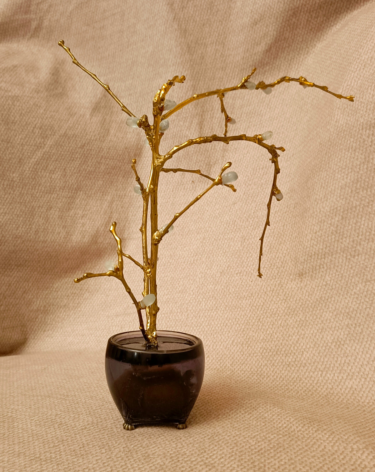Gold-Plated Brass Lilac Almond Branches