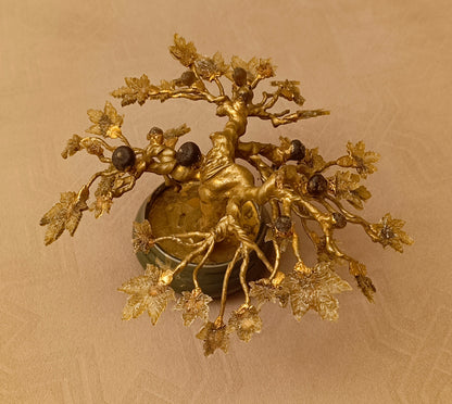 Imperial Fig Bonsai — Ceramic & Gold Edition
