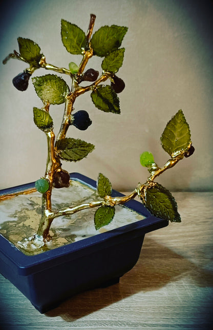 Wild Pear Bonsai — Golden Glass Edition