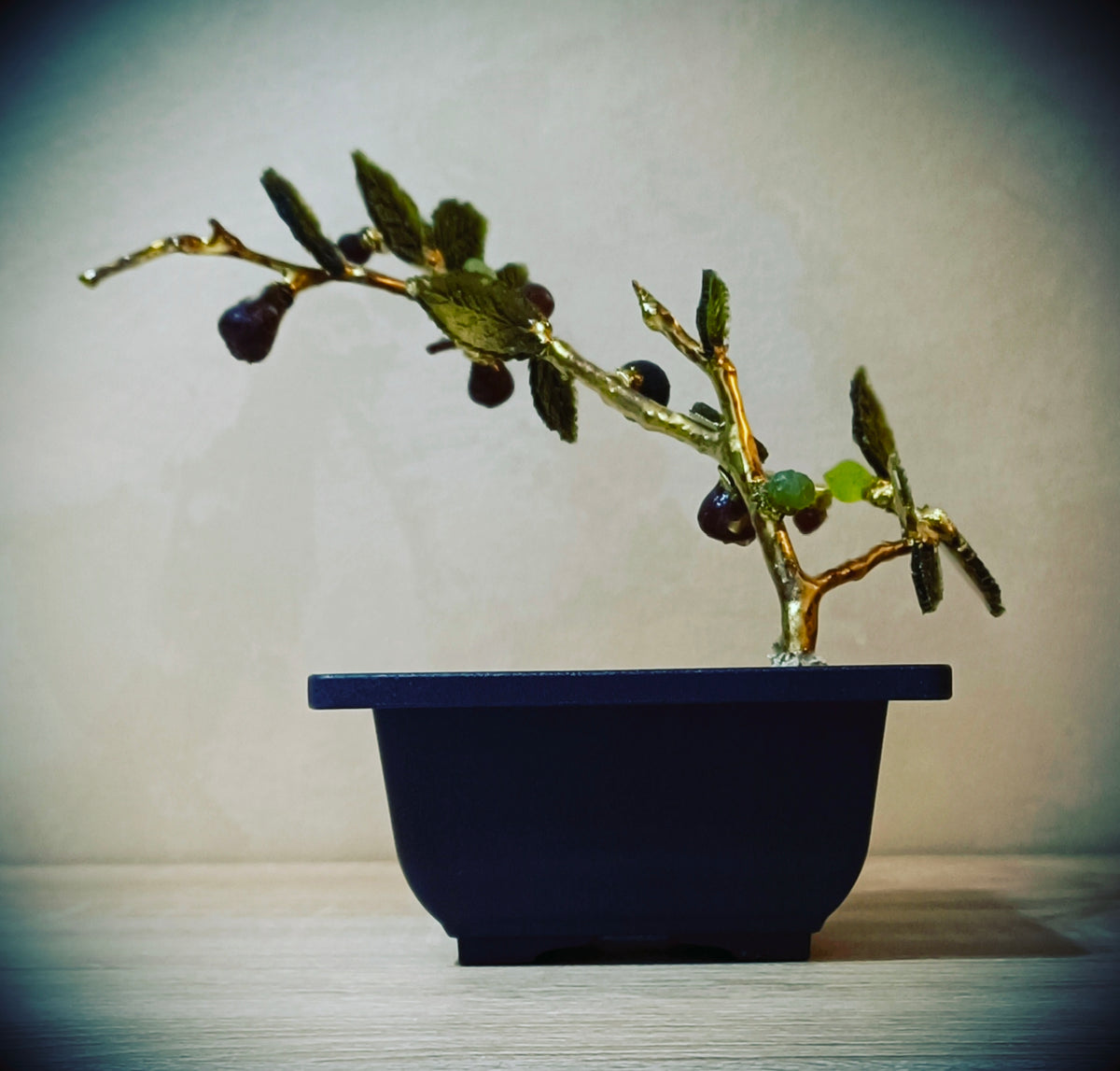 Wild Pear Bonsai — Golden Glass Edition