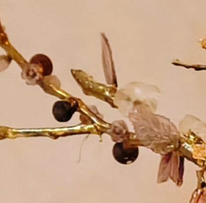 Imperial Almond Bonsai — Grand Gold & Glass