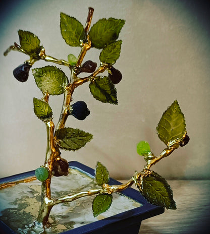 Wild Pear Bonsai — Golden Glass Edition