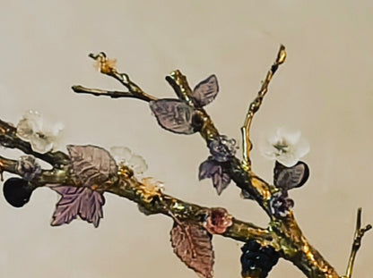 Imperial Almond Bonsai — Grand Gold & Glass