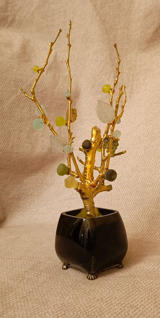Imperial Copper Fig Bonsai — Gold Glass Art